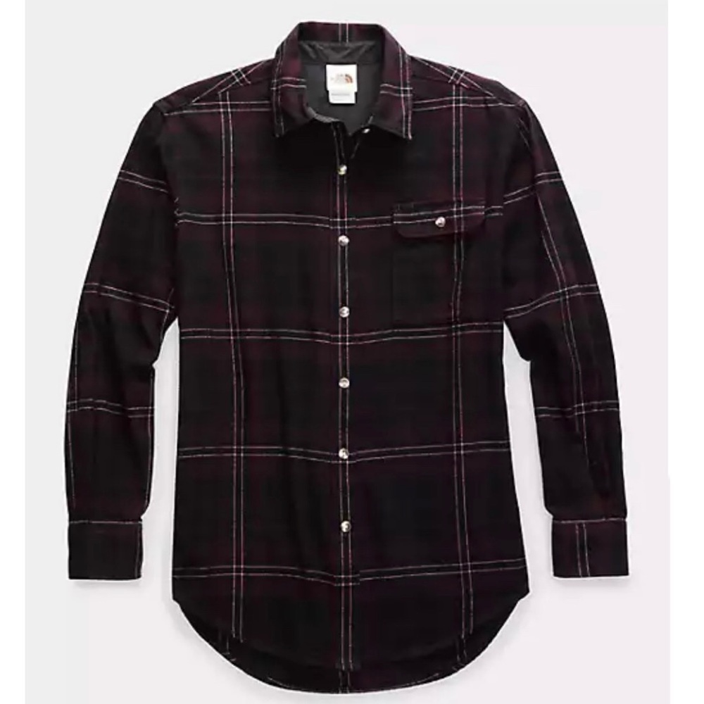 The North Face Berkeley Boyfriend Plaid Shirt Lg B24